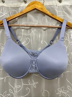Vanity Fair Smooth blue  Underwire T-Shirt Bra